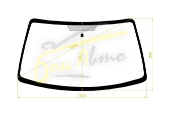 Стекло лобовое FORD ESCAPE 2000-2007 (EP) 
Бренд: BENSON с синей полосой