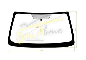 Стекло лобовое CHEVROLET TRAILBLAZER 2001-2011 (GMT360) 
Бренд: BSG с зеленой полосой