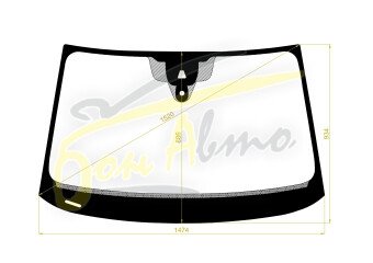 Стекло лобовое AUDI A4 2015- (B9-5d wag) место под 1 камеру, место под датчик дождя, 
Бренд: КМК с синей полосой