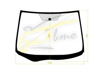 Стекло лобовое TOYOTA VOXY 2007-2013 (ZR70-RHD) 
Бренд: КМК с синей полосой