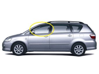 Стекло боковое TOYOTA AVENSIS VERSO 2001-2009 (#CM2#) FD/LH 
Бренд: BENSON