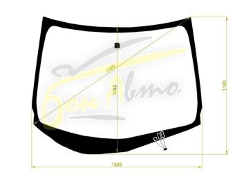 Стекло лобовое HONDA FREED SPIKE 2010-2016 (GB3-RHD) обогрев щеток 
Бренд: BENSON с зеленой полосой