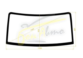 Стекло лобовое NISSAN NV100 CLIPPER 2013-2015 (DR64-1336*687*) 
Бренд: BENSON с зеленой полосой