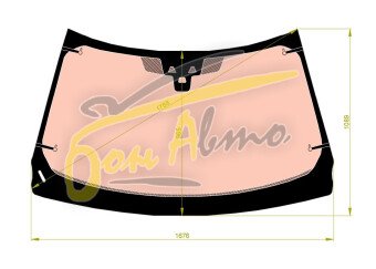 Стекло лобовое LAND ROVER DISCOVERY 2017- (L462) полный обогрев, место под датчик дождя, место под 2 камеры с обогревом, проекция, с молдингом, 
Бренд: КМК