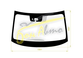 Стекло лобовое MITSUBISHI OUTLANDER 2012- (GF-RHD-2015) место под 1 камеру, место под датчик дождя, 
Бренд: BENSON