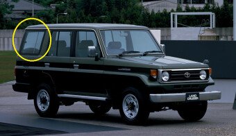 Стекло боковое TOYOTA LAND CRUISER 1984-2004 (BJ70-5d) SW/RH/X 
Бренд: BENSON