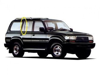 Стекло боковое TOYOTA LAND CRUISER 1990-1997 FJ80 RQ/RH 
Бренд: BSG