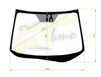 Стекло лобовое HONDA CR-V 2011-2016 (RM1-LHD) место под датчик дождя 
Бренд: BENSON