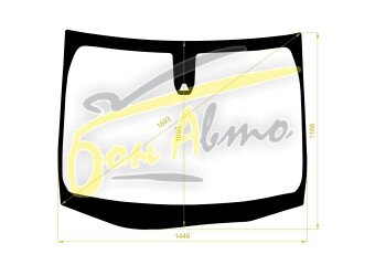 Стекло лобовое HONDA ODYSSEY 2013- (RC1-RHD) место под 1 камеру 
Бренд: ZDG с синей полосой