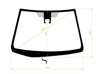 Стекло лобовое TOYOTA ALLION 2007- (NZT260-RHD-2016) обогрев щеток, место под 1 камеру, 
Бренд: BENSON