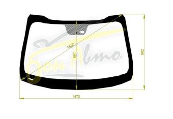 Стекло лобовое KIA K5 2010-2015 (TF-LHD) место под датчик дождя 
Бренд: ZDG с синей полосой