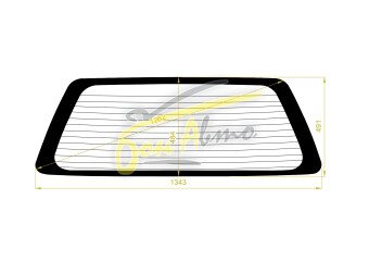 Стекло заднее с обогревом NISSAN AD 1990-1999 (Y10) 
Бренд: BSG