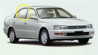 Стекло боковое TOYOTA CORONA 1992-1996 (#T19#) RD/RH 
Бренд: BSG