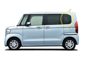 Стекло боковое HONDA N-BOX 2017-2023 JF3-4 SW/LH/X 
Бренд: BENSON Тонированное
