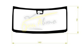 Стекло лобовое MAZDA FLAIR WAGON 2017-2023 (MM53S-RHD) место под 1 камеру 
Бренд: BENSON