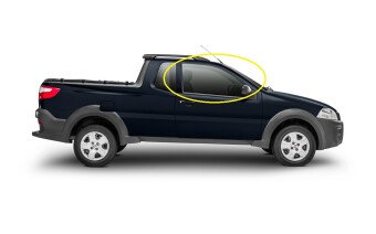 Стекло боковое NISSAN NP200 2005 2 отверстия FD/RH 
Бренд: BSG