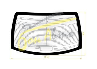 Стекло заднее с обогревом NISSAN GLORIA 1999-2004 (Y34) 
Бренд: ZDG