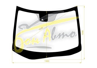 Стекло лобовое NISSAN LEAF 2017- (ZE1-RHD-2 вид) место под 1 камеру 
Бренд: BENSON