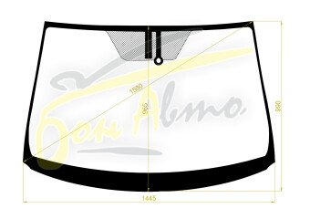 Стекло лобовое TOYOTA VERSO 2009-2016 (#R2#) место под датчик дождя, 
Бренд: BENSON