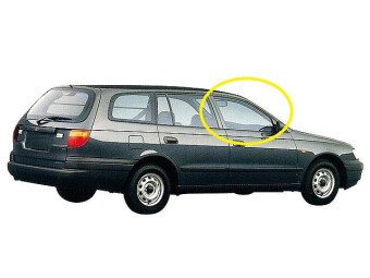 Стекло боковое TOYOTA CALDINA 1992-2002 (#T19#) FD/RH 
Бренд: BSG