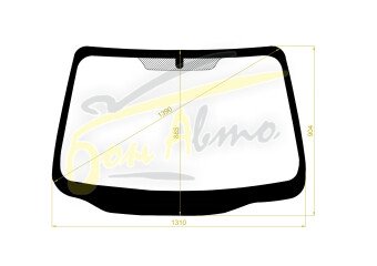 Стекло лобовое NISSAN LATIO 2012-2016 (N17-RHD) 
Бренд: BENSON с синей полосой