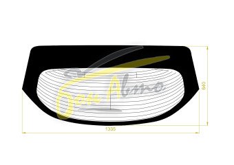 Стекло заднее с обогревом HONDA CIVIC 2005-2012 (FN,FK-3d/5d h/b) 
Бренд: FYG