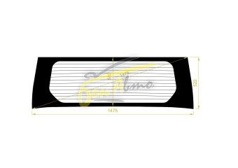 Стекло заднее с обогревом NISSAN NV100 CLIPPER 2013-2015 (DR64W-1475*522-пасаж.) 
Бренд: BENSON