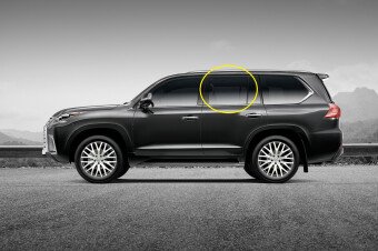 Стекло боковое LEXUS LX 2015- (UZJ200) RD/LH 
Бренд: BENSON