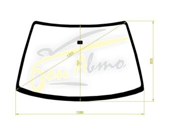 Стекло лобовое HONDA CR-X 1992-1997 (EG1) 
Бренд: BENSON
