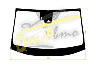 Стекло лобовое TOYOTA RAV 4 2018- (ASA50-RHD-2022) место под 1 камеру, место под датчик дождя, молдинг, 
Бренд: BENSON