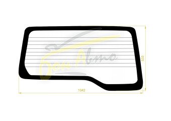 Стекло заднее с обогревом MITSUBISHI PAJERO JUNIOR 1995-1998 (H57A) 
Бренд: BSG