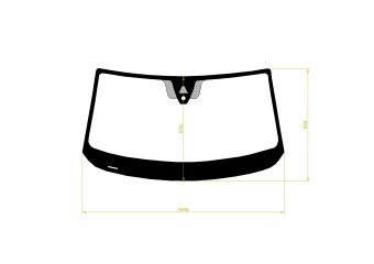 Стекло лобовое VOLKSWAGEN ATLAS 2016- (CA1) место под 1 камеру, место под датчик дождя, молдинг, 
Бренд: BENSON