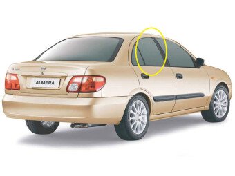 Стекло боковое NISSAN ALMERA 2000-2006 (N16) 4d RD/RH 
Бренд: BSG