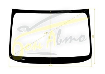 Стекло лобовое NISSAN VANETTE 2009- (M20) молдинг, 
Бренд: BENSON