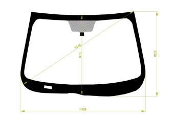 Стекло лобовое FORD FUSION 2006-2011 () 
Бренд: BSG с зеленой полосой