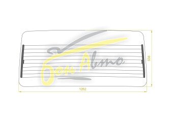 Стекло заднее с обогревом MAZDA BONGO 1983-1999 (SS) 
Бренд: BSG