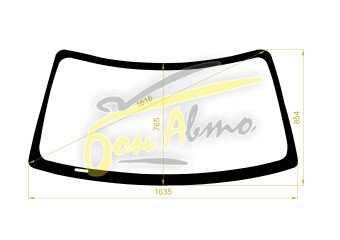 Стекло лобовое LINCOLN AVIATOR 2002-2005 (U152) 
Бренд: BSG с зеленой полосой