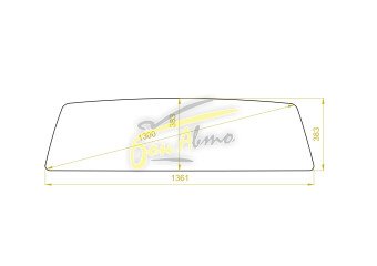 Стекло заднее NISSAN DATSUN 1986-1996 (D21) 
Бренд: BENSON