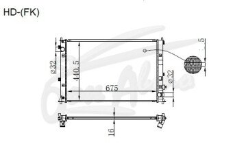 Радиатор HONDA CIVIC 2016-2021 (FC1)(4d sed) (L15C) 
Бренд: TONGSHI PL16MT