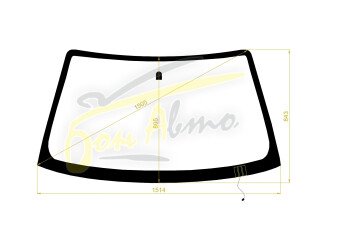 Стекло лобовое TOYOTA MARK II WAGON QUALIS 1997-2002 (XV20-RHD) обогрев щеток 
Бренд: BENSON