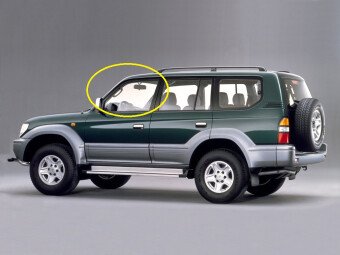 Стекло боковое TOYOTA LAND CRUISER PRADO 1996-2002 (J90-5d) FD/LH 
Бренд: BSG