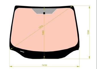 Стекло лобовое FORD FOCUS 2011-2018 (CB8-5d h/b) полный обогрев 
Бренд: BENSON