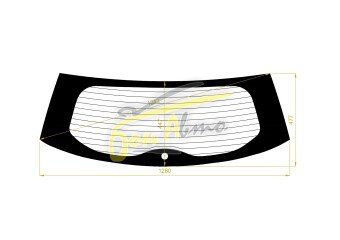 Стекло заднее с обогревом SUZUKI ESCUDO 2015- (YD21) 1 отверстие 
Бренд: BENSON