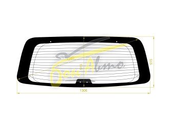 Стекло заднее с обогревом HYUNDAI SANTA FE 2000-2006 (SM) 6 отверстий
Бренд: BENSON Тонированное
