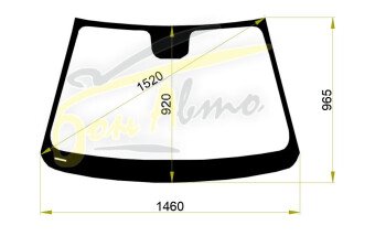 Стекло лобовое CHEVROLET CRUZE 2008-2016 (J300) 
Бренд: BSG