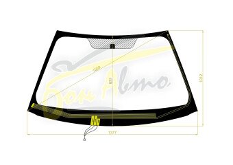 Стекло лобовое DAIHATSU MEBIUS 2013- (ZVW40-RHD) обогрев щеток 
Бренд: BENSON