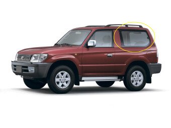 Стекло боковое TOYOTA LAND CRUISER PRADO 1996-2002 (J90-3d) SW/LH/X 
Бренд: BENSON