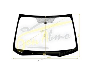 Стекло лобовое SUBARU FORESTER 2012-2018 (SJ-LHD) обогрев щеток 
Бренд: BENSON с серой полосой