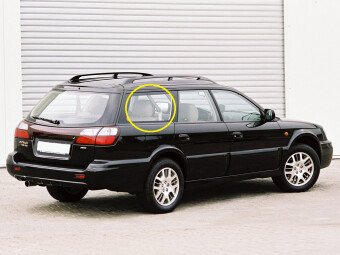 Стекло боковое SUBARU OUTBACK 1998- (BE#/BH#) SW/RH/X 
Бренд: BSG