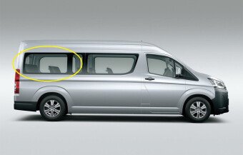 Стекло боковое TOYOTA HIACE 2019- H300-long-1641*595 SR/RH/X 
Бренд: BENSON